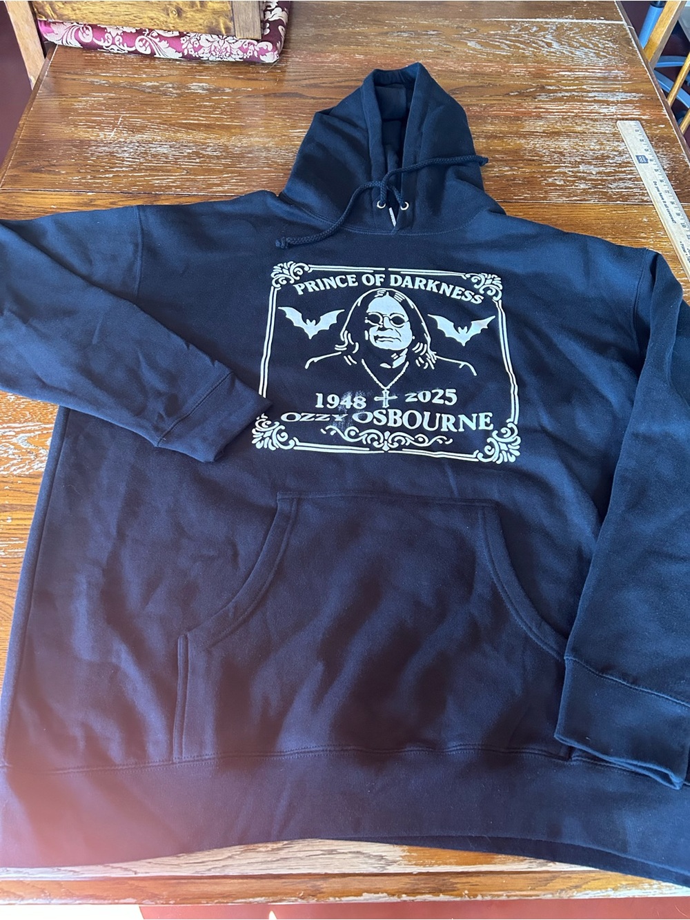 Ozzy Osbourne Prince of Darkness Black Pullover Hoodie